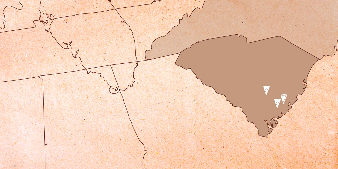 Map of South Carolina