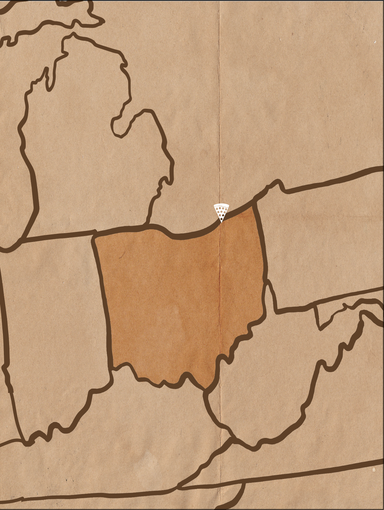 Map of Ohio